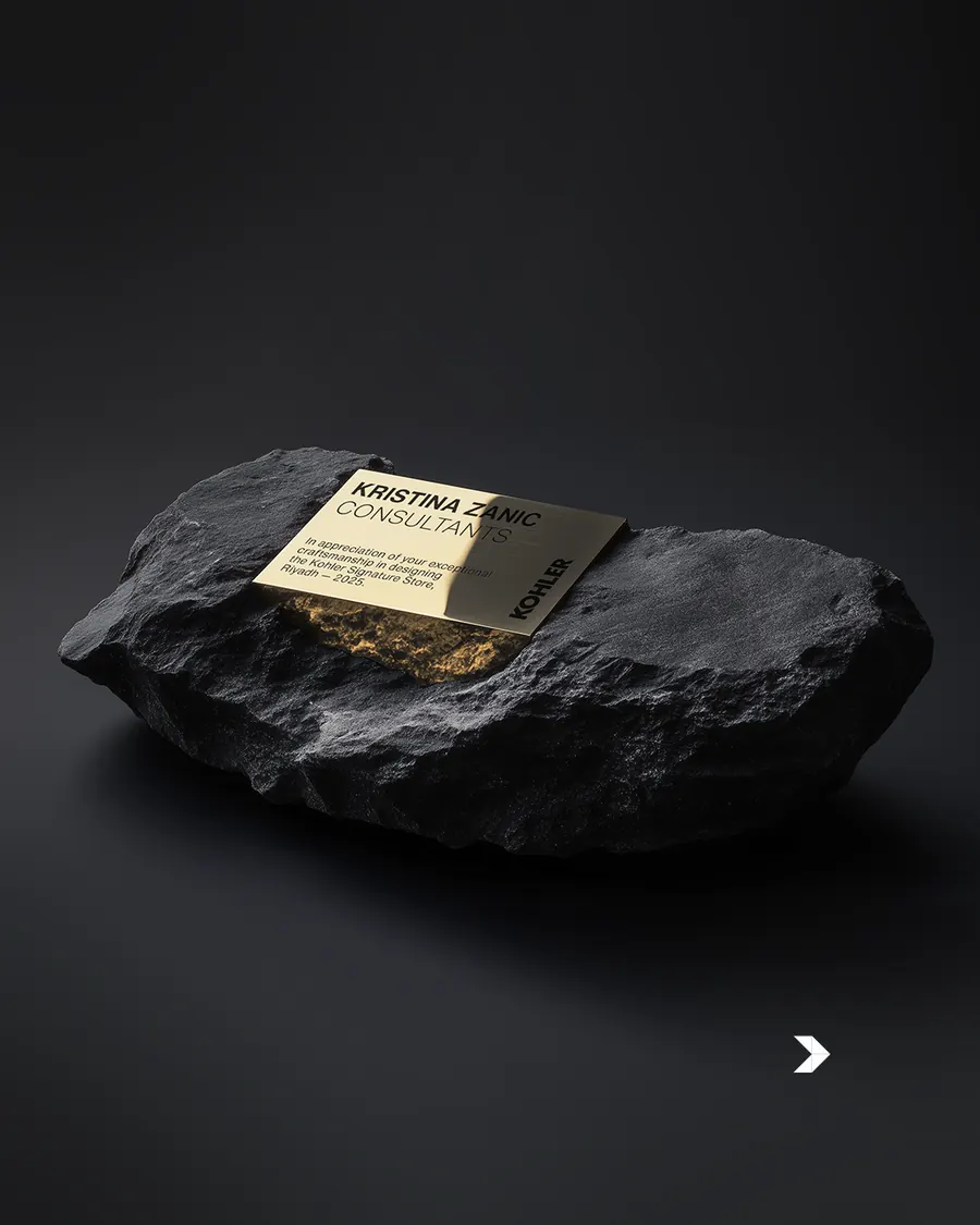 Bespoke guest gift produced for the opening