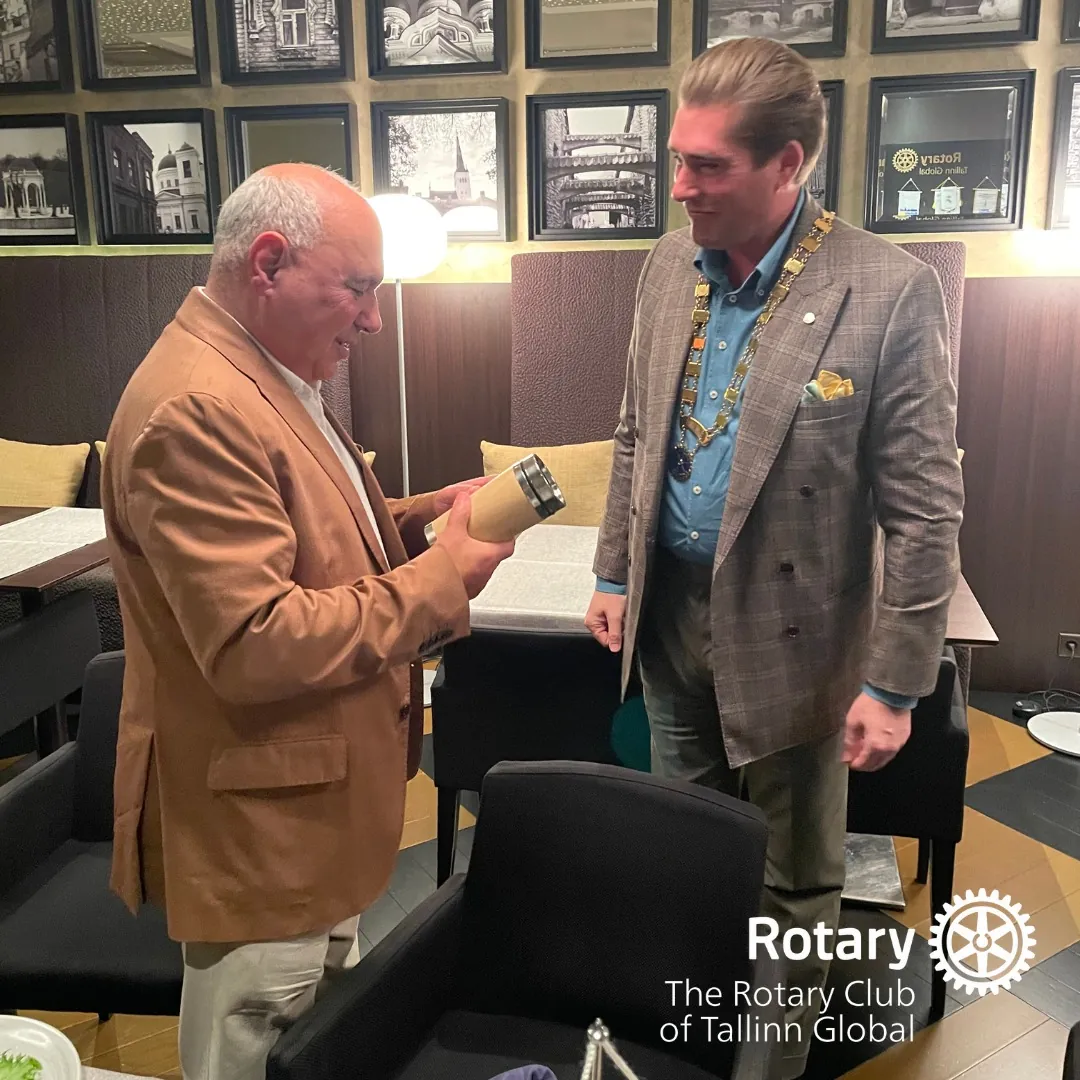 Club meeting at Rotary Club of Tallinn Global