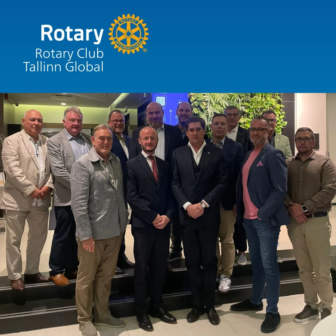Club members at Rotary Club of Tallinn Global